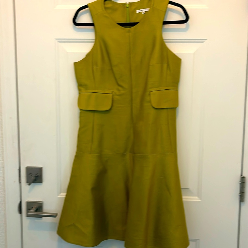 Craven Cotton & Silk stunning green size 40 dress